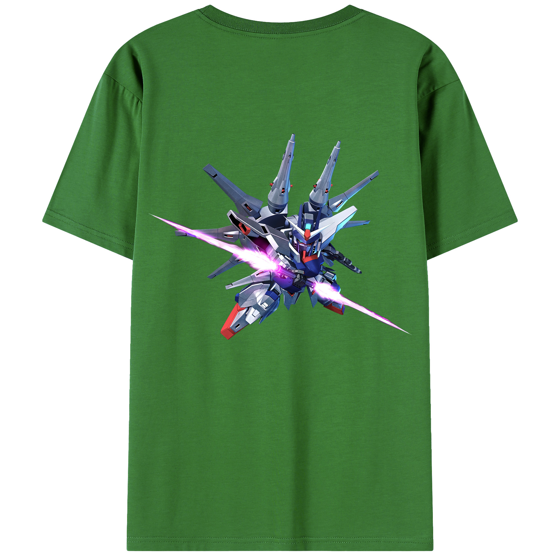 （画像用） 機動戦士ガンダム Mobile Suit Gundam レディース半袖Tシャツ(バックプリント)